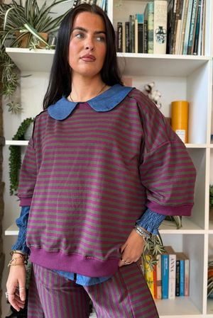 Sunday Morning Relaxed Sweatshirt Fig & Olive